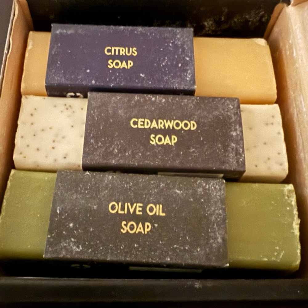 O Naturals Men’s Luxury Soap Collection Gift Set | Citrus Cedarwood Olive Oil - Picture 5 of 5